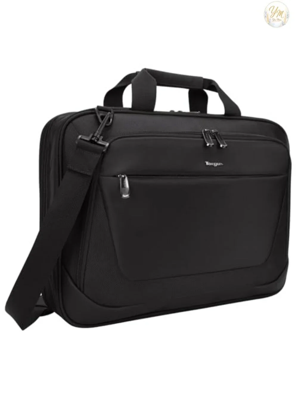 Laptop Briefcase Shoulder Messenger Bag for 15.6-Inch, Polyester, Padded Strap